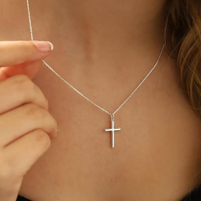 Slat Cross Necklace