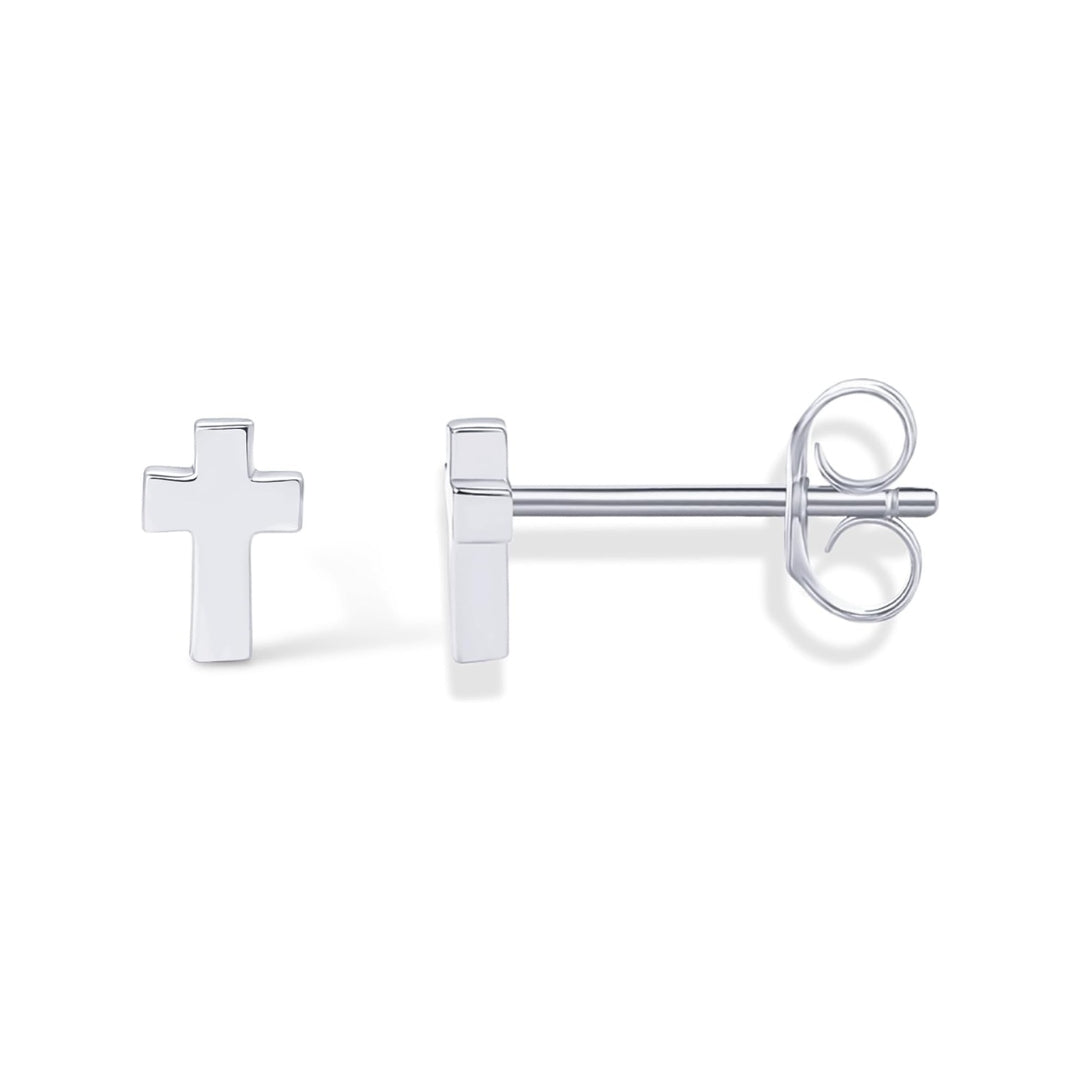 Slat Cross Earrings