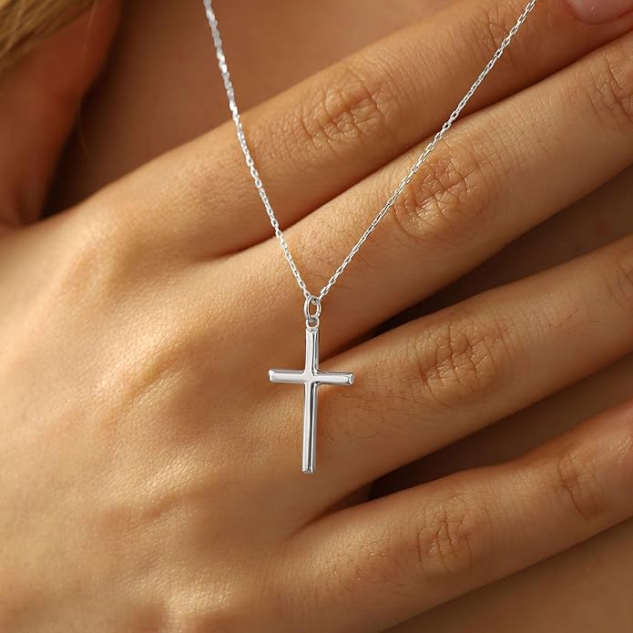 Slat Cross Necklace