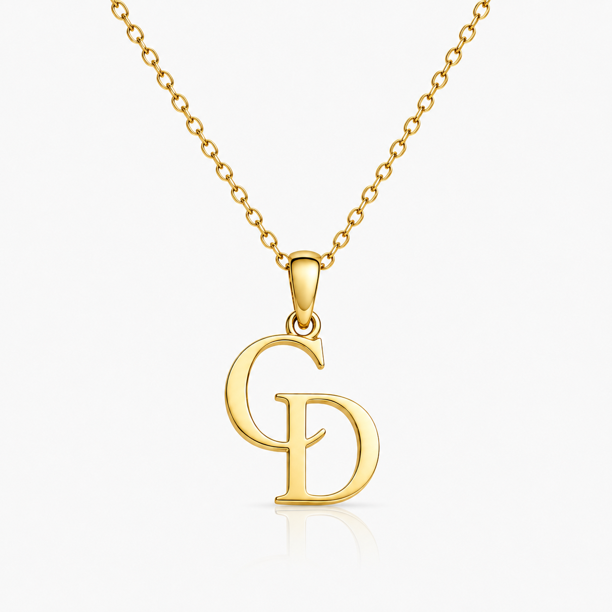 Double Initial Necklace