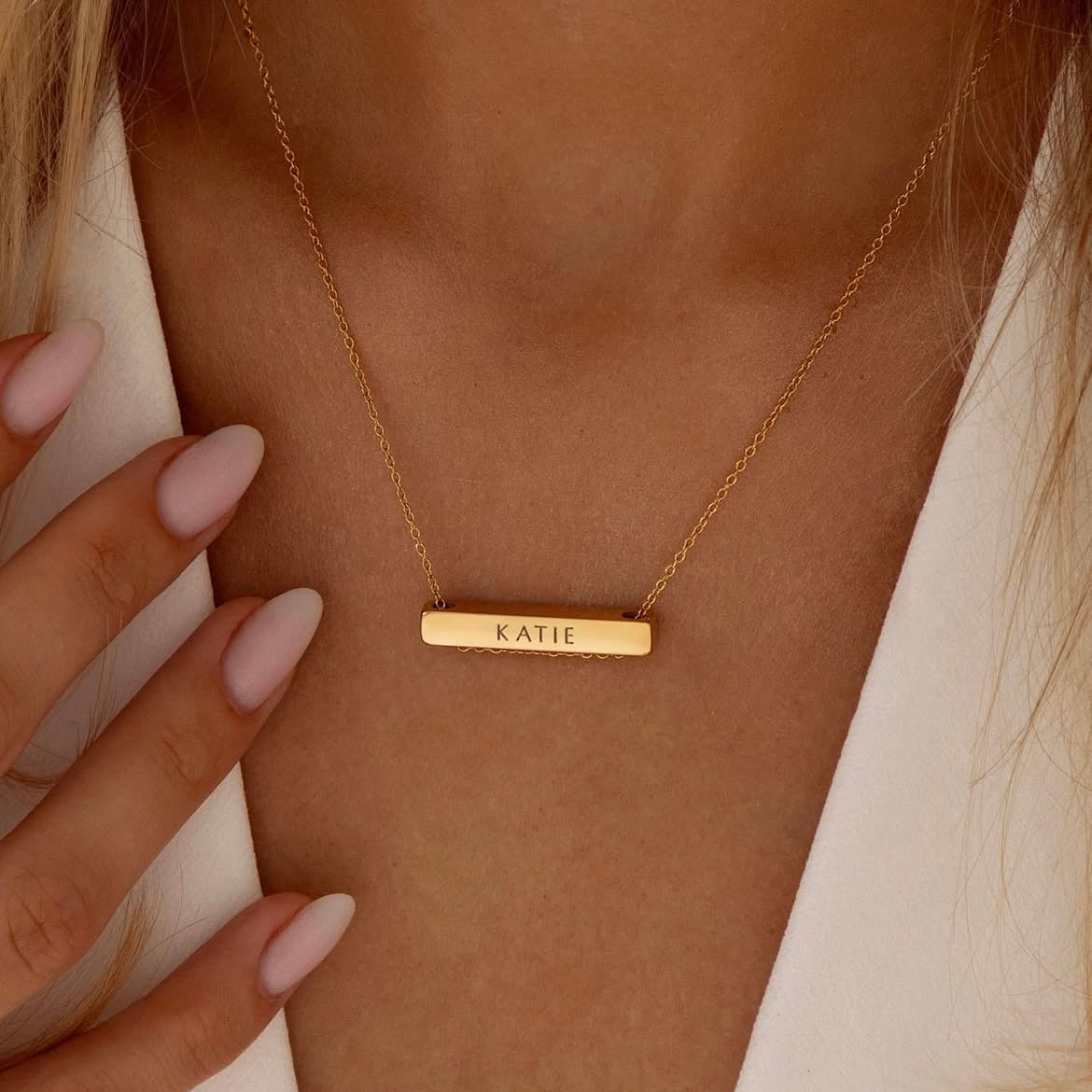 Name Bar Necklace