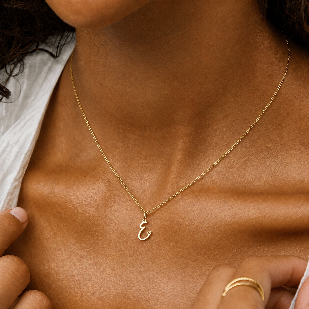 Signature Initial Heart Necklace