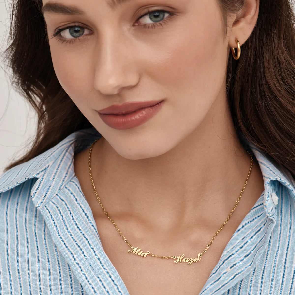 Multi Signature Name Necklace