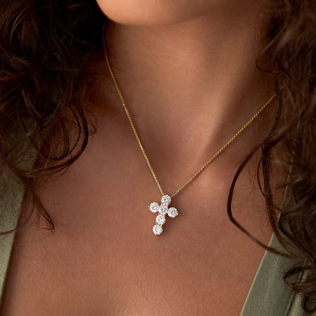 Ice Cross Necklace