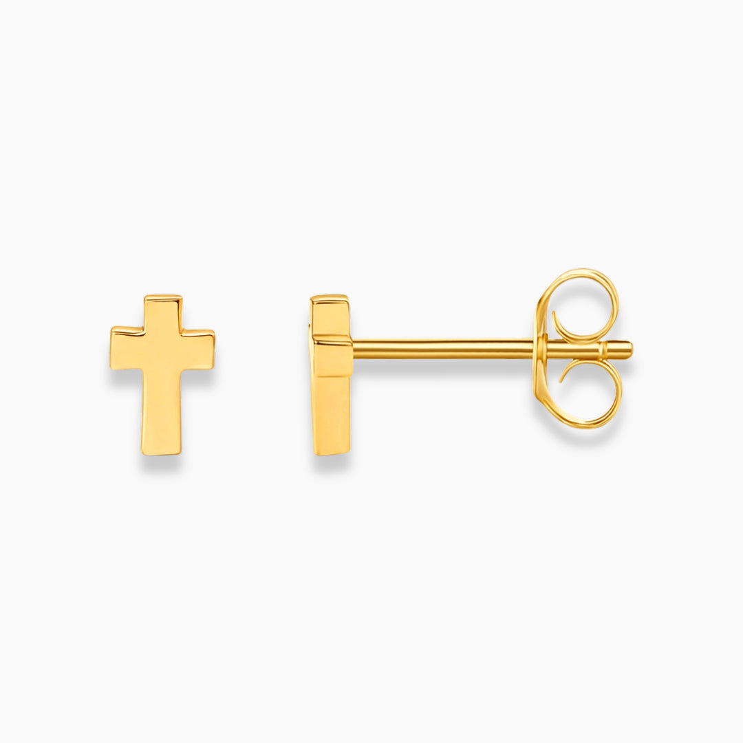 Slat Cross Earrings