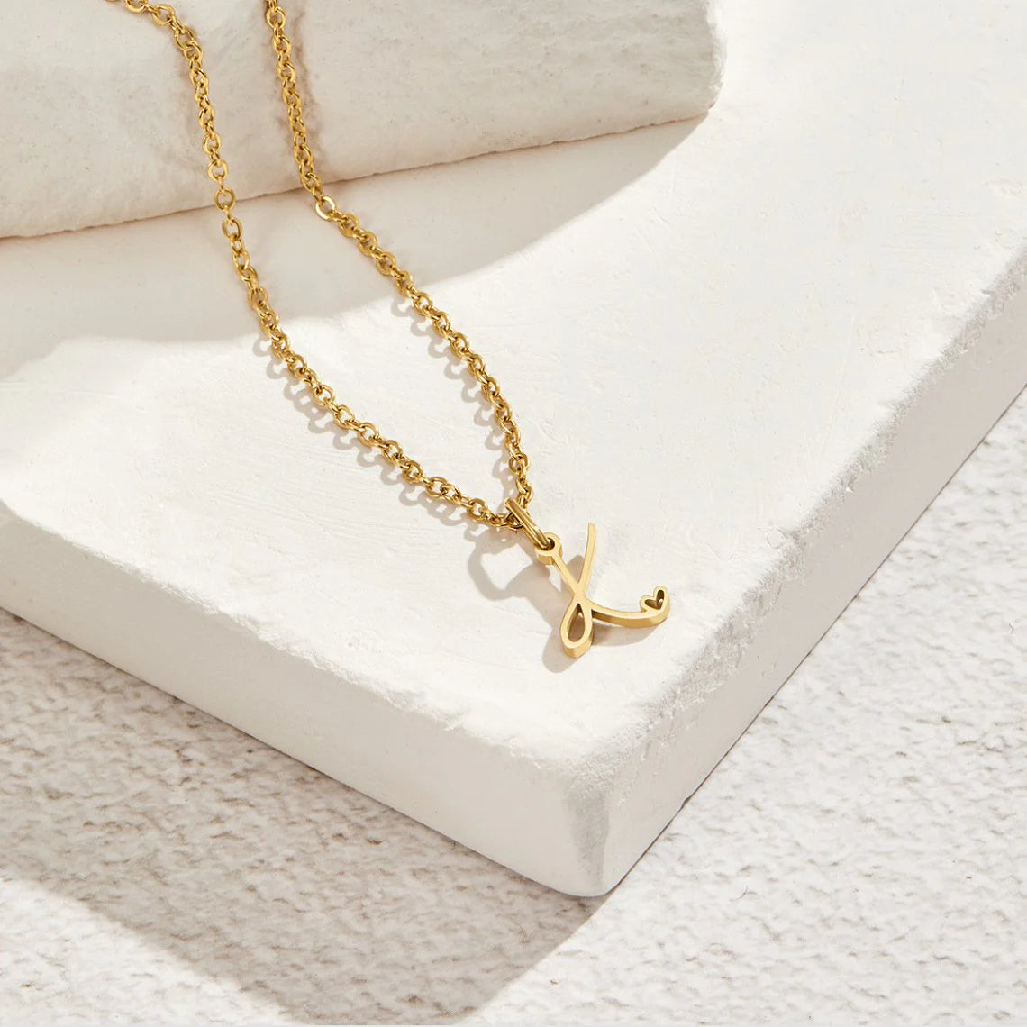 Signature Initial Heart Necklace