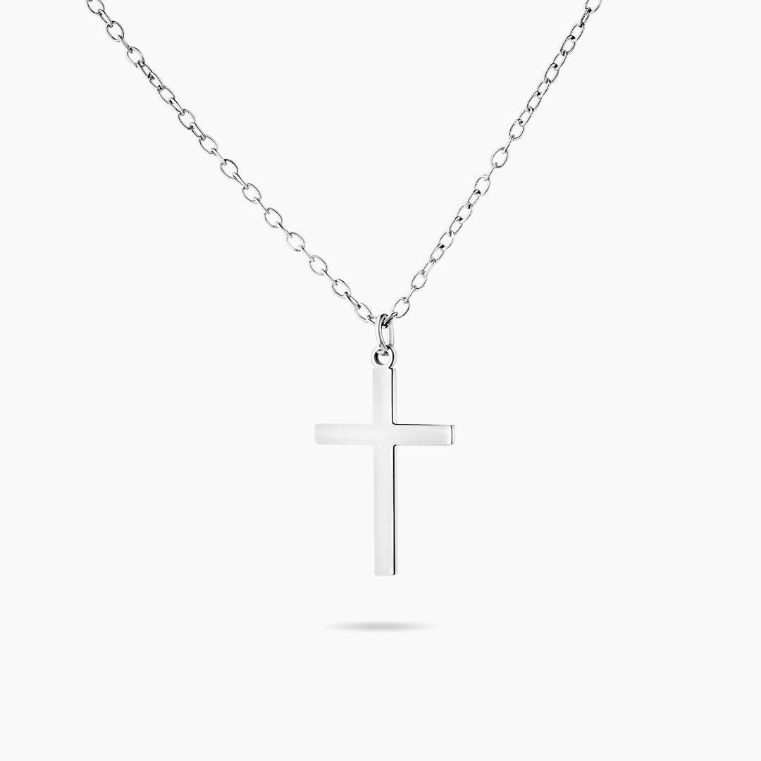Slat Cross Necklace