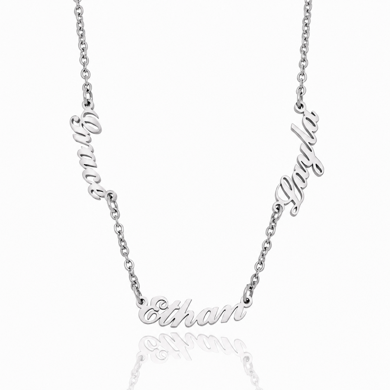 Multi Signature Name Necklace