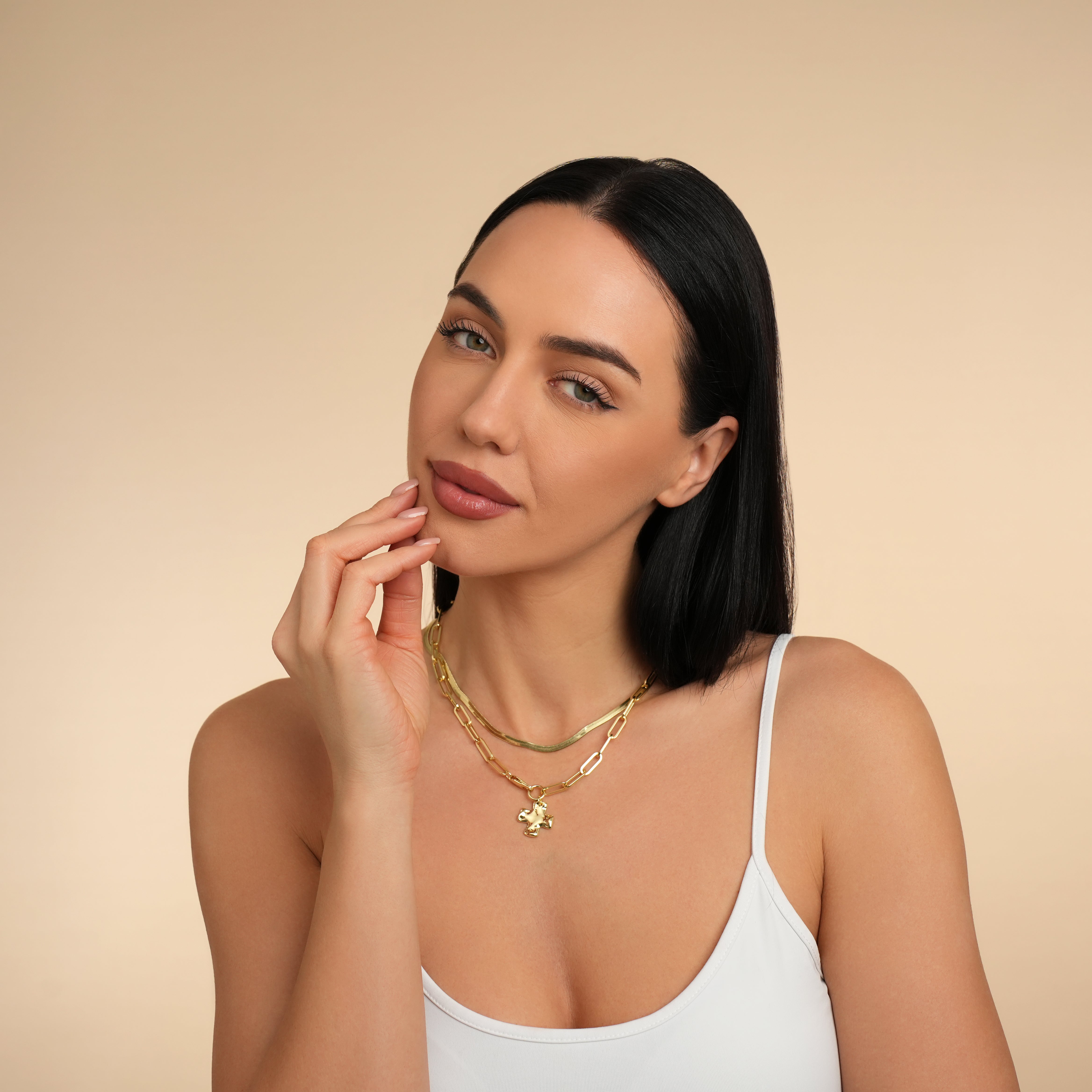 Chunky Cross Necklace