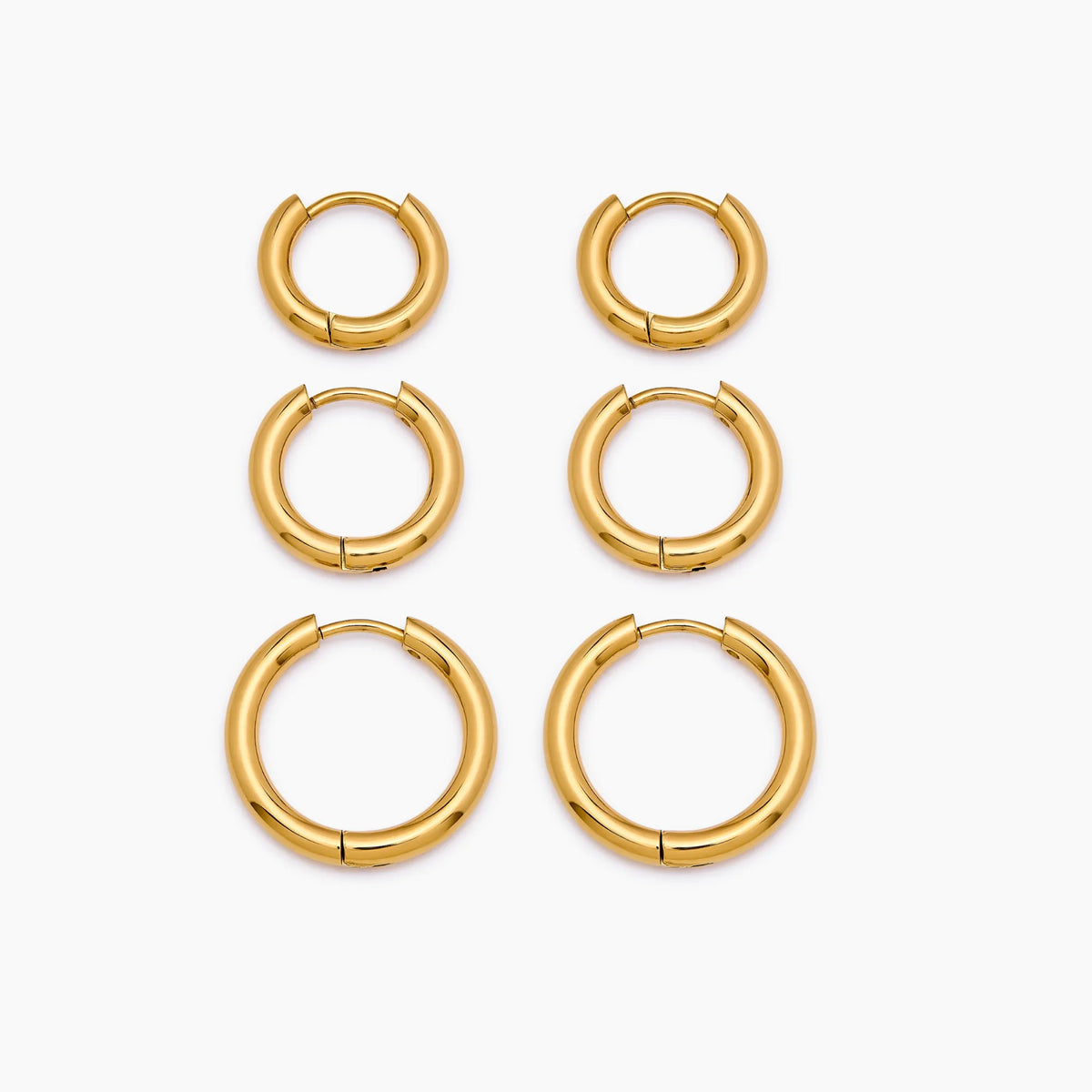 Triple Hoop Earrings