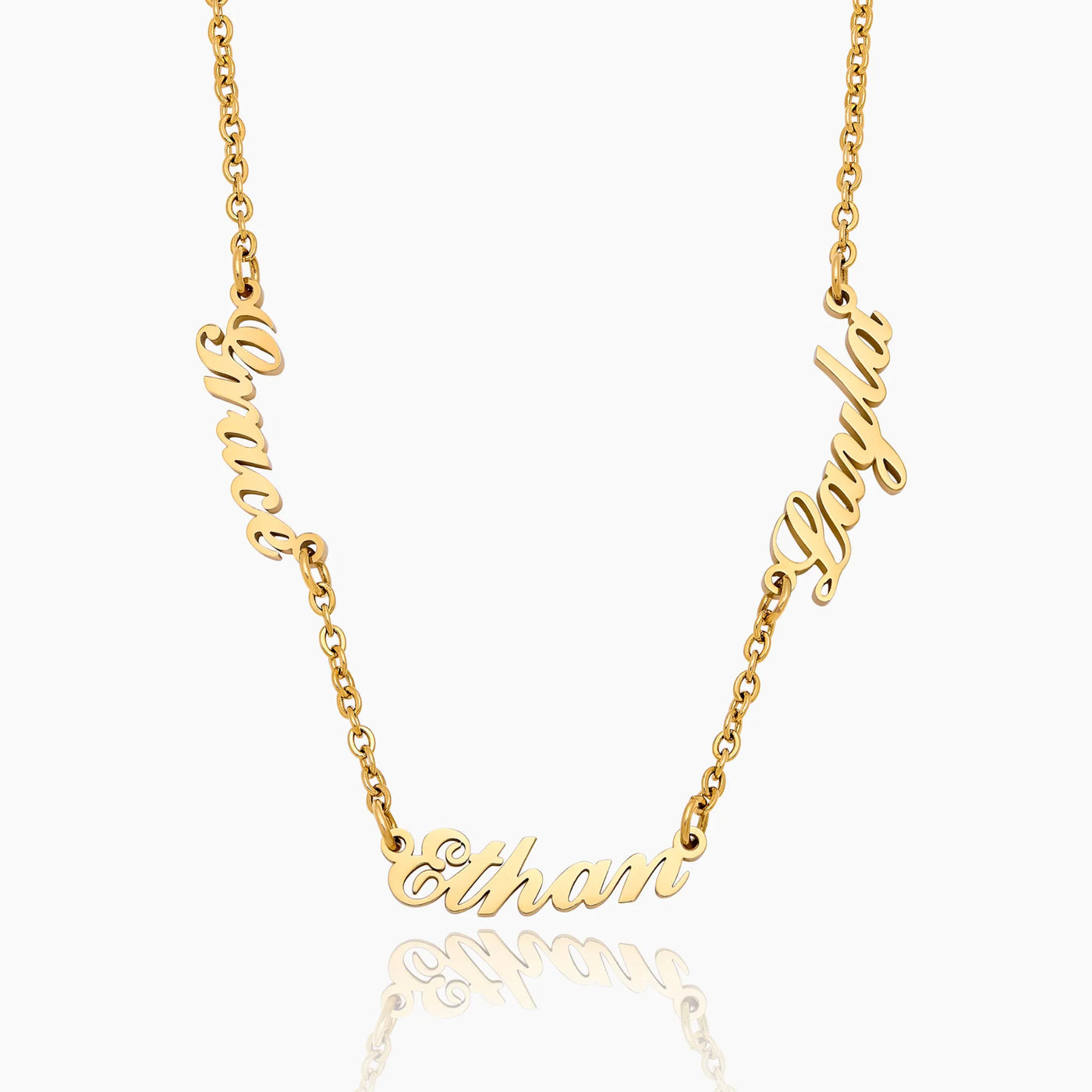 Multi Signature Name Necklace