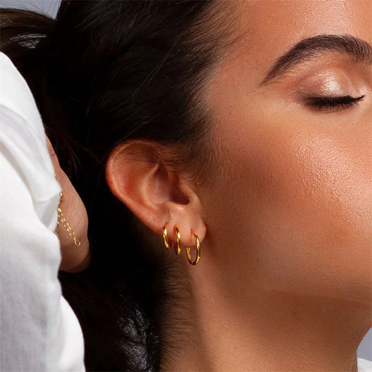 Triple Hoop Earrings