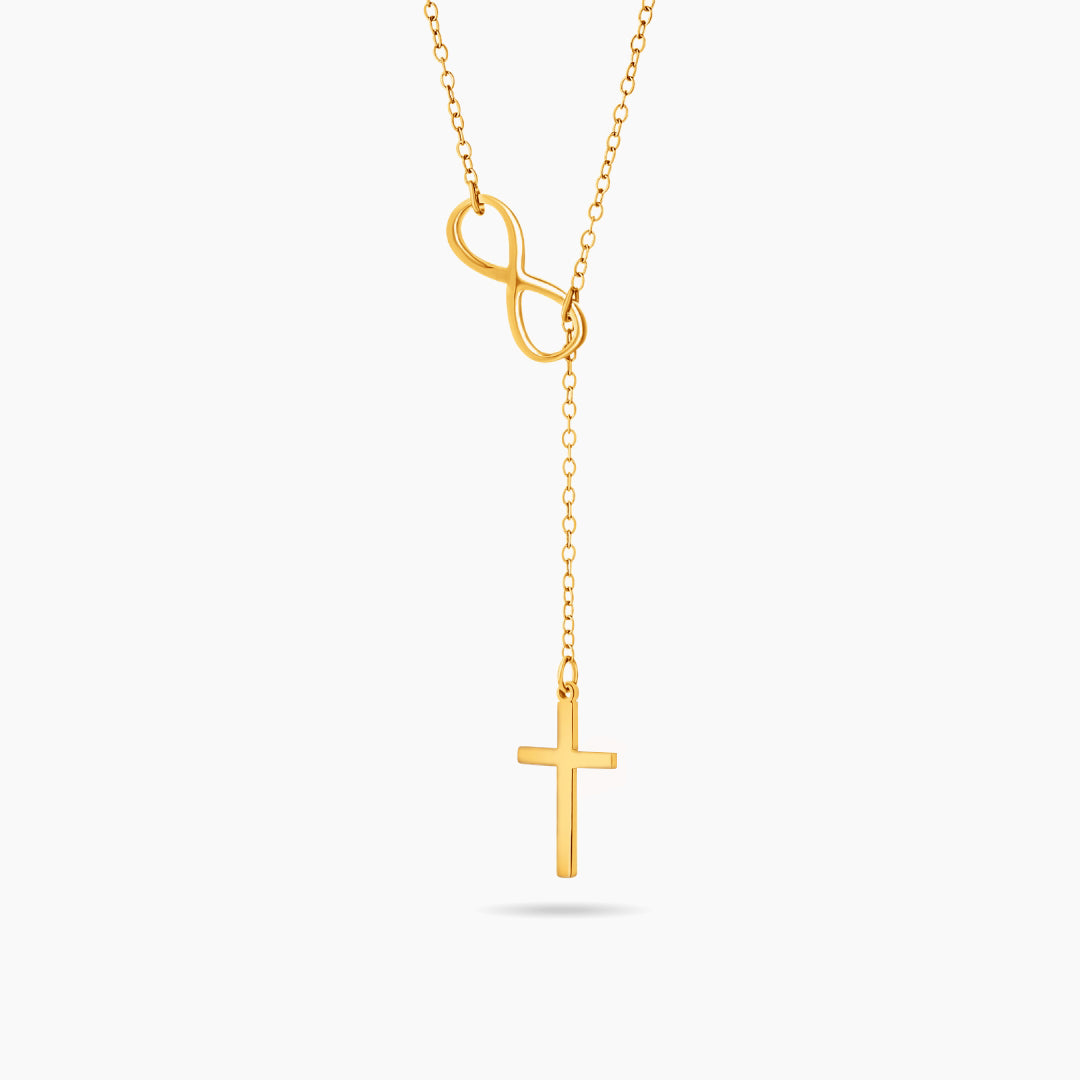 Stracka Infini Cross Necklace
