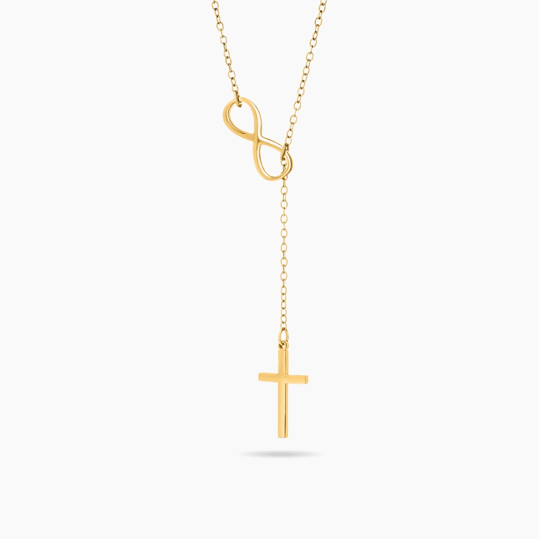 Stracka Infini Cross Necklace