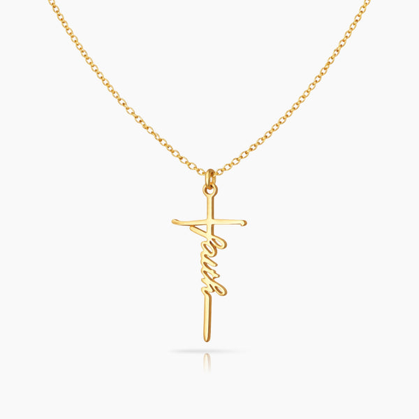 Faith Cross Necklace