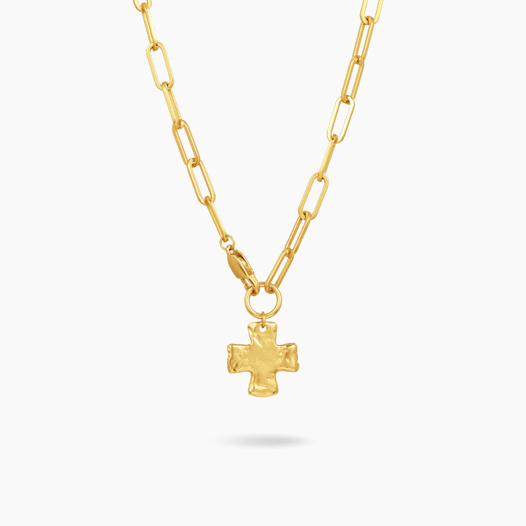 Chunky Cross Necklace