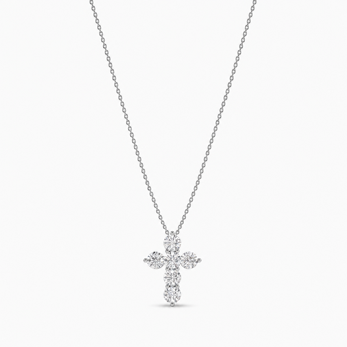 Ice Cross Necklace
