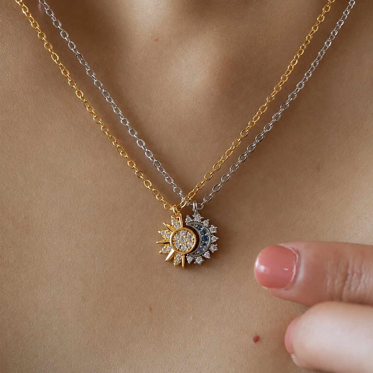Sun & Moon Necklace