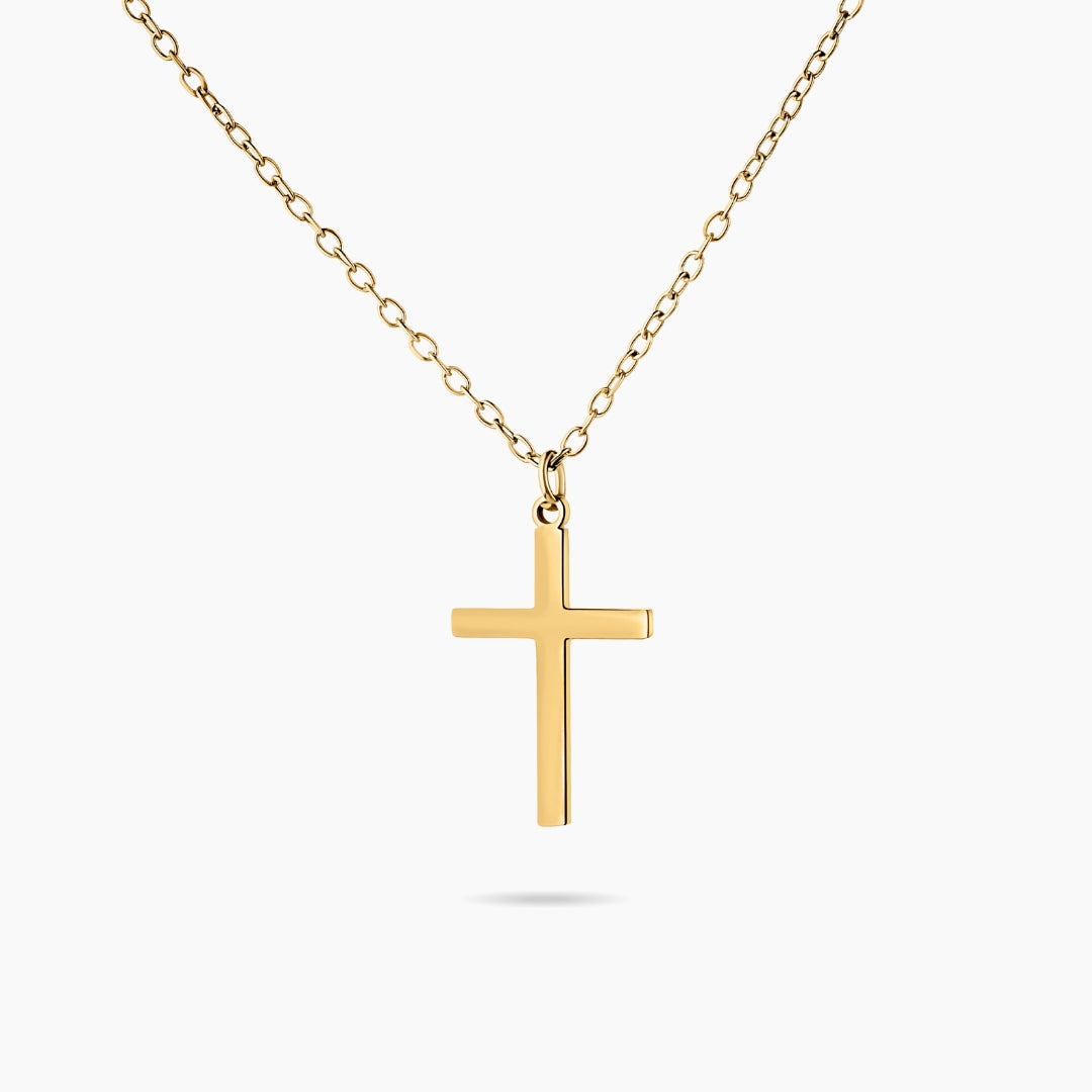 Slat Cross Necklace
