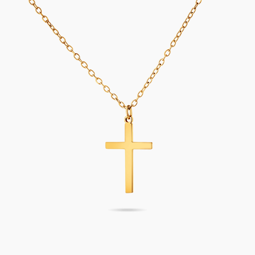Slat Cross Necklace