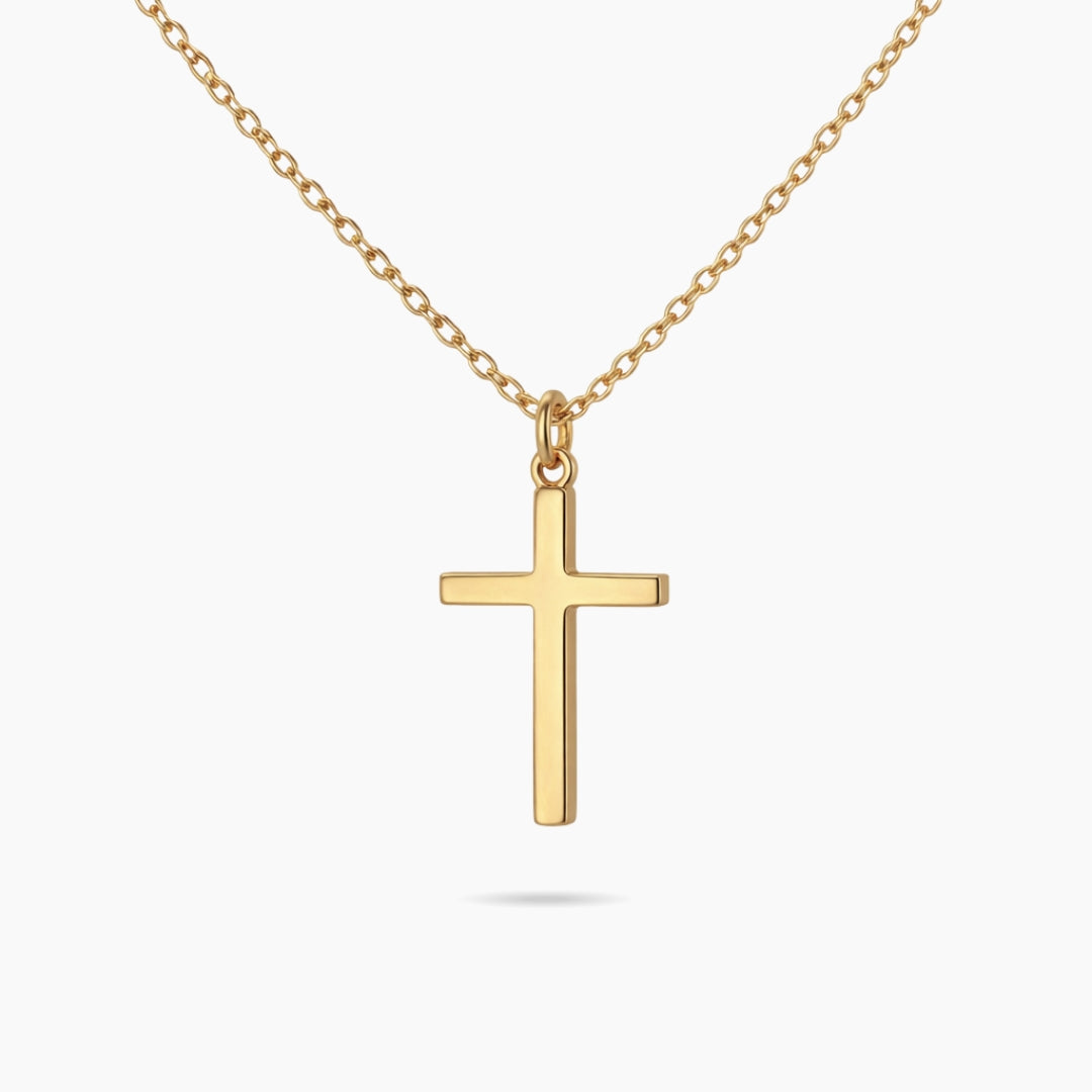 Slat Cross Necklace